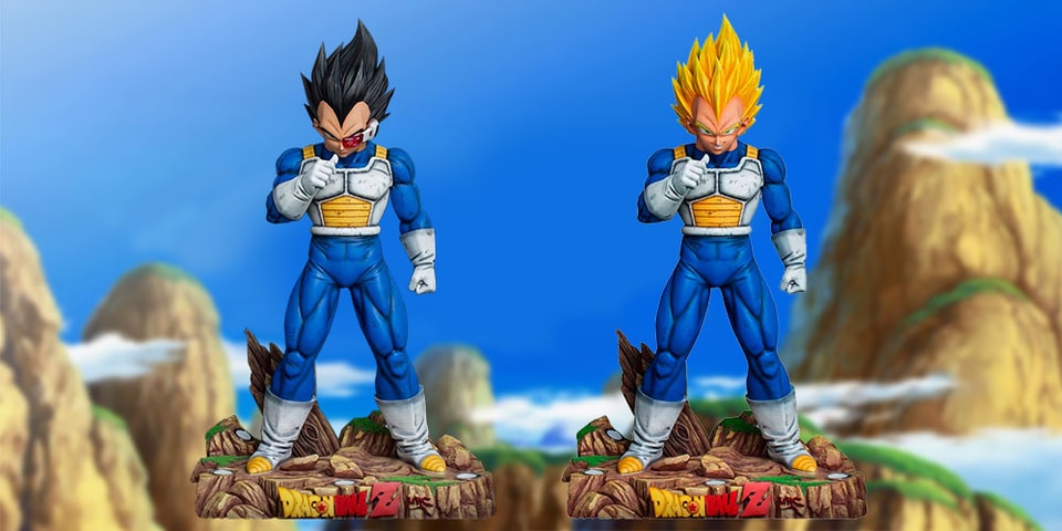 dragon ball z resolution of soldiers vegeta super saiyan vegeta version 2 statue