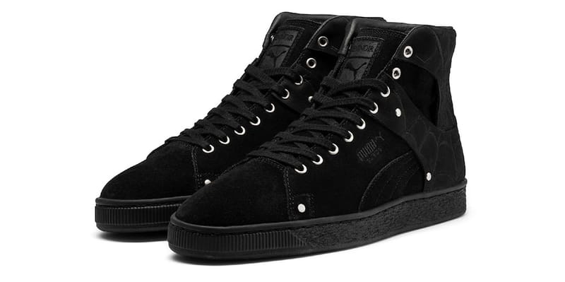 Puma noir suede hot sale