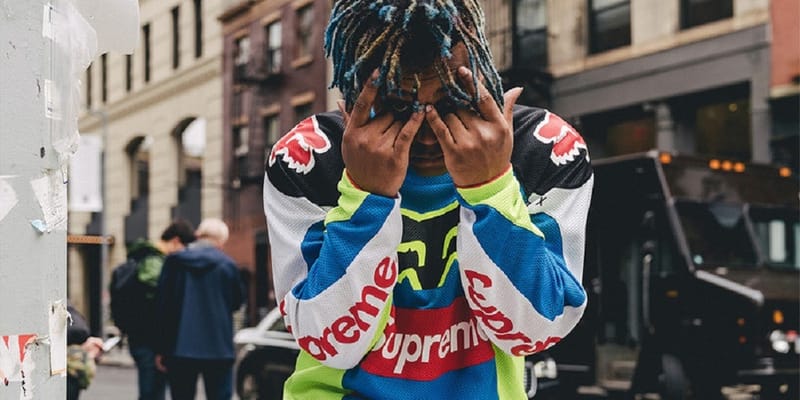 Juice wrld clearance supreme hoodie