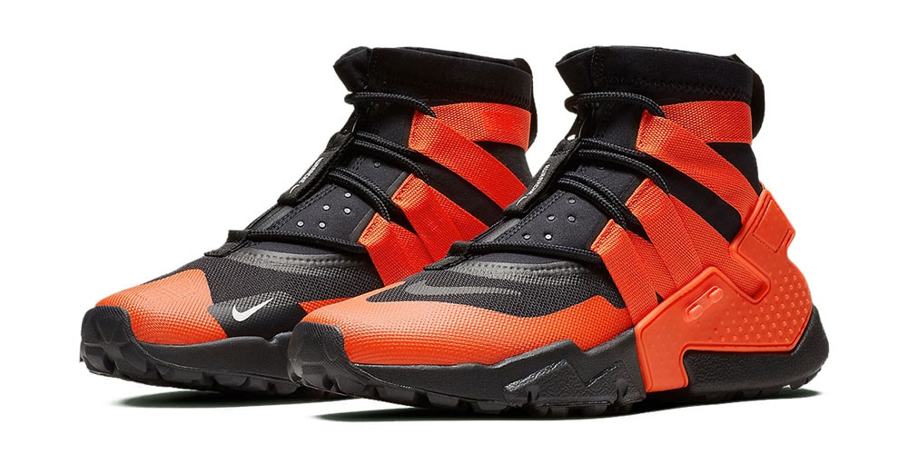 nike air huarache gripp team orange