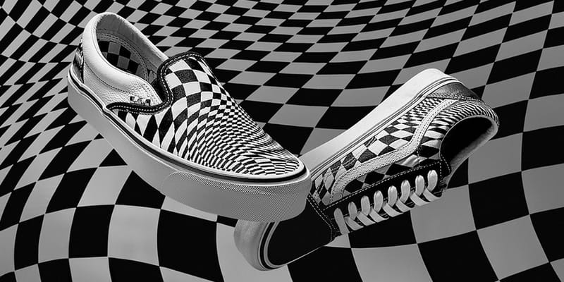 Dizzy shop checkerboard vans