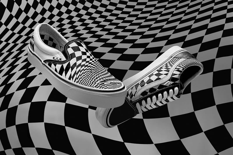 checkerboard vans with laces