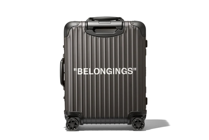 Off-White x RIMOWA “PERSONAL BELONGINGS” Capsule | Hypebeast