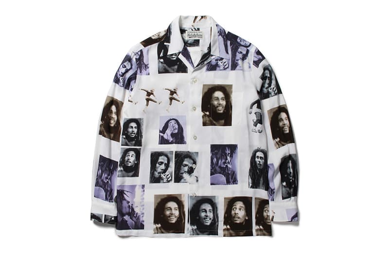 wacko maria x bob marley hawaiian shirt