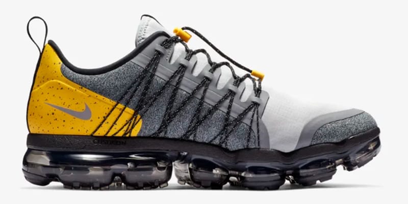 Air vapormax run utility - men's shoes grey/black/yellow best sale