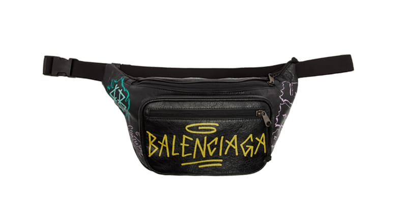 Balenciaga Graffiti Explorer Belt Bag | Hypebeast