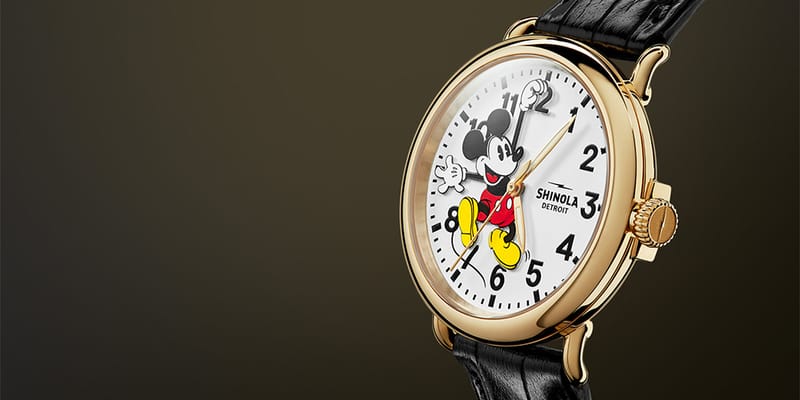 Shinola mickey 2025 mouse watch