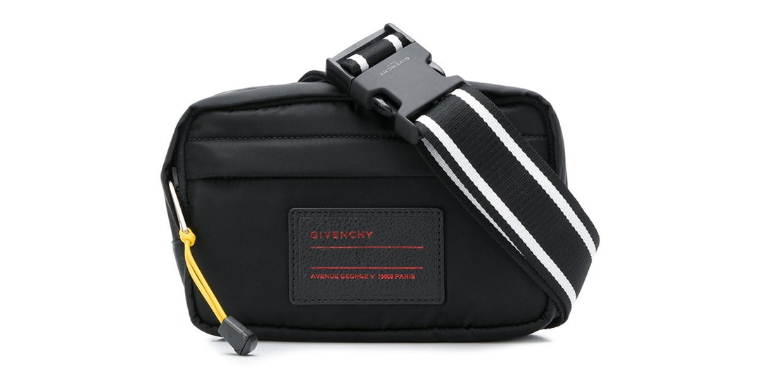 Givenchy Logo Patch Waist Belt Bag Giveaway | Hypebeast