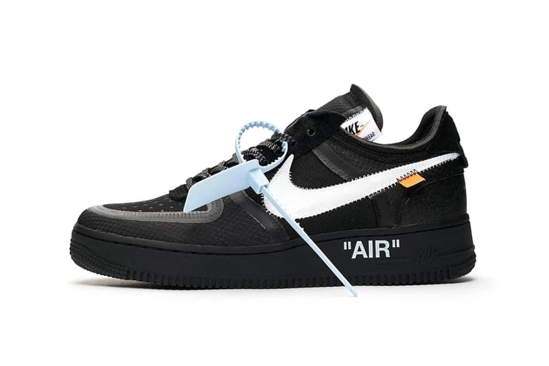 off white af1 black