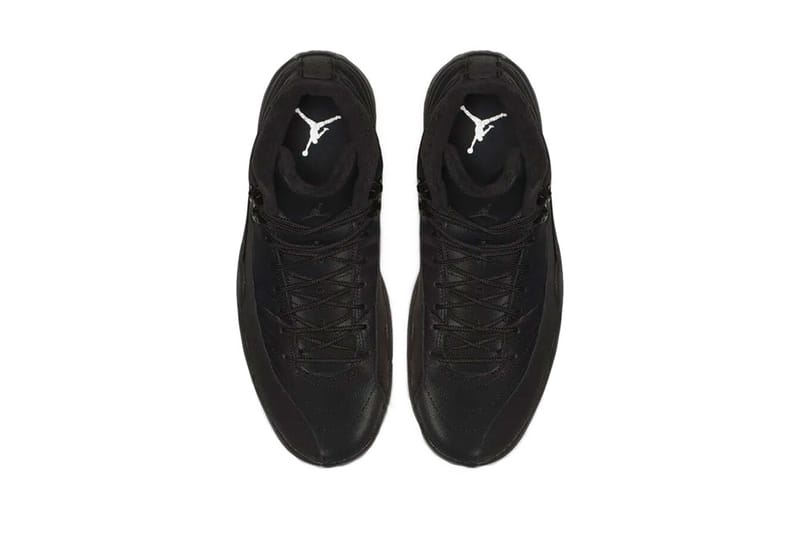 Jordan 12 black winterized release date best sale