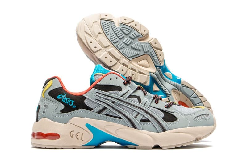 gel kayano 5 og stone grey