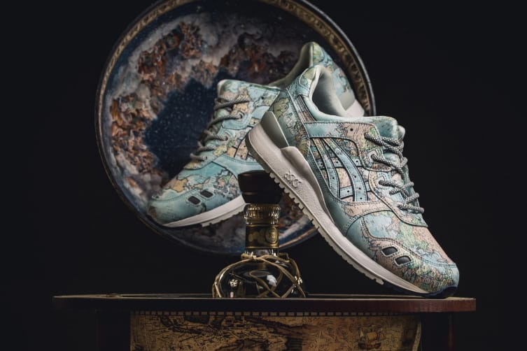 Asics world hot sale map sneakers