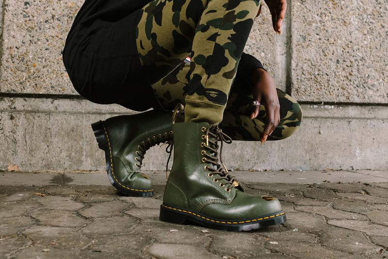 Bape x hot sale doc martens