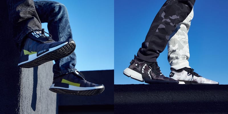 Neighborhood on sale bape nmd