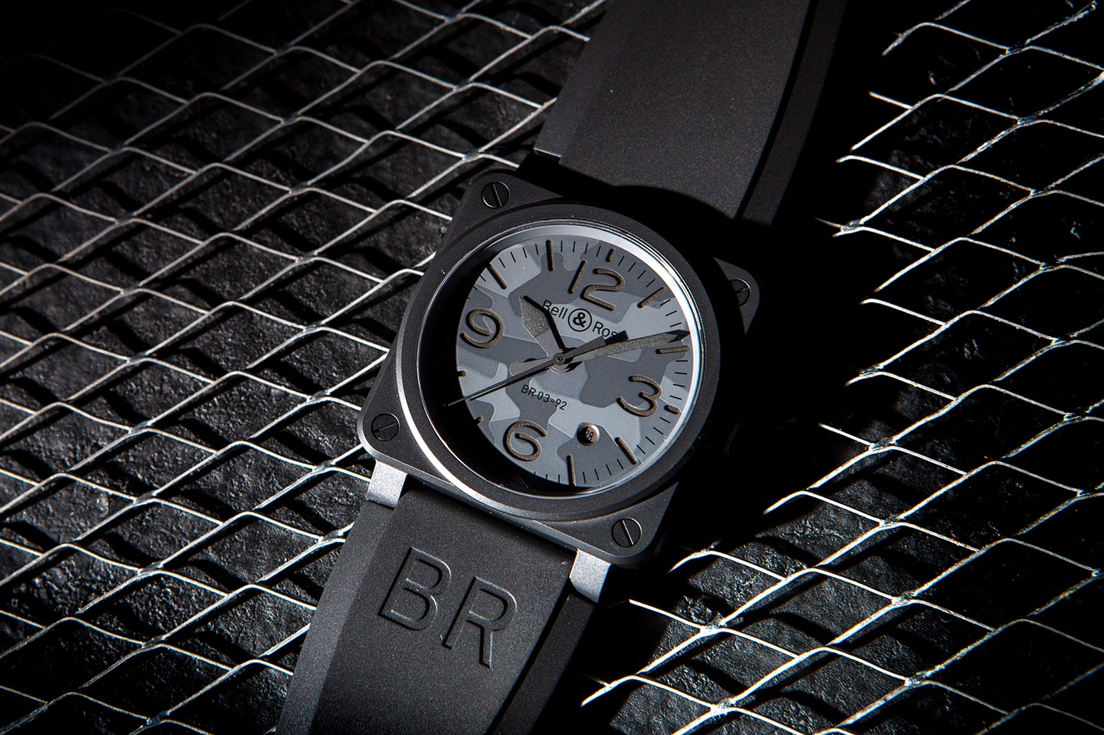 Bell & Ross BR0392 Nightlum Black Camo Balck Matte HYPEBEAST
