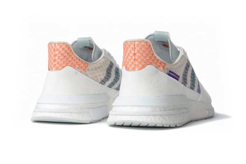 Adidas consortium x commonwealth zx 500 rm white/clear mint sale