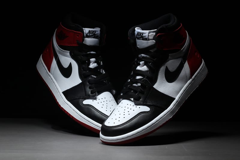 Jordan 1 hot sale black toe fragment