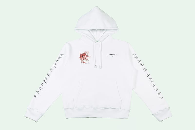 Jean michel basquiat cheap off white hoodie