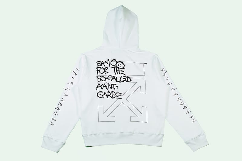 Jean michel basquiat cheap off white hoodie