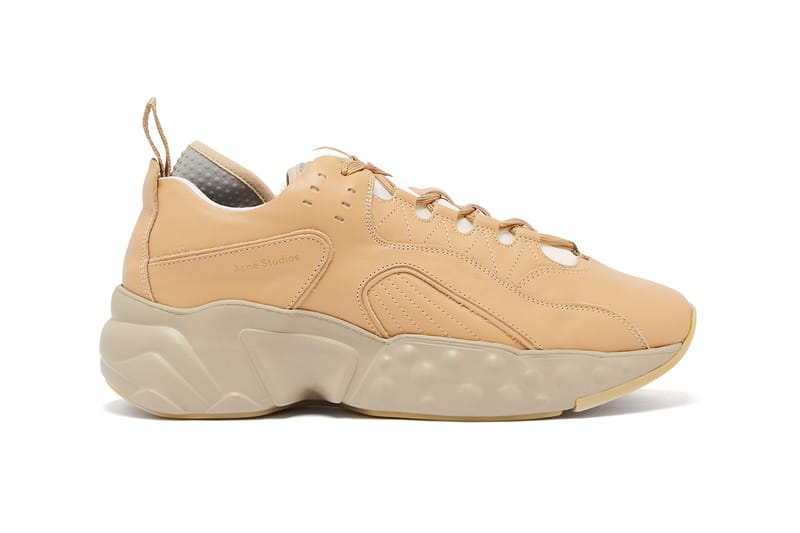 Acne manhattan sneakers on sale beige