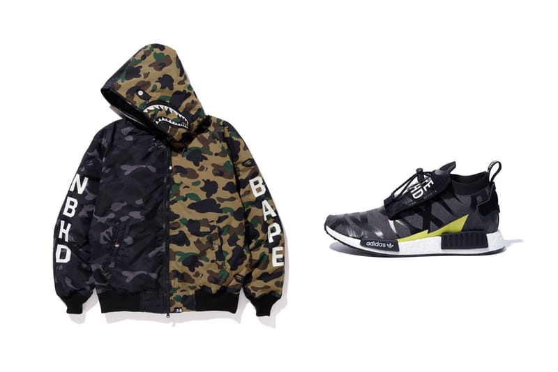 Bape x nmd hot sale x neighborhood