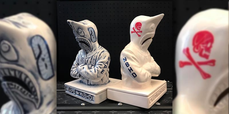 即発送 シルバー NBHD BAPE SHARK INCENSE CHAMBER 小物 その他 小物