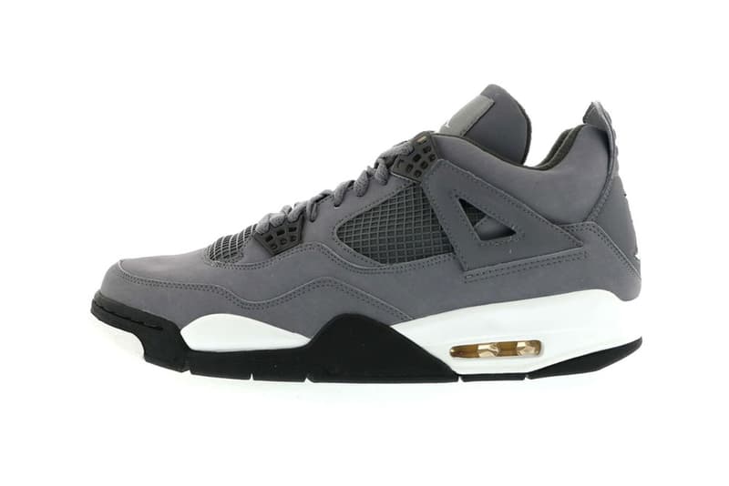 jordan 4 cool grey black laces