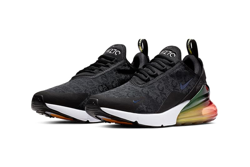 nike 270 multicolor black
