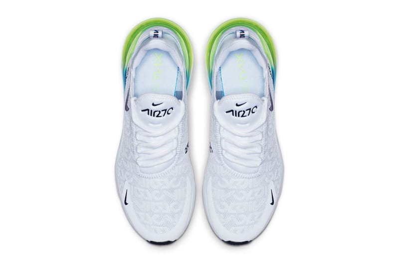 Nike air max on sale 270 white and yellow