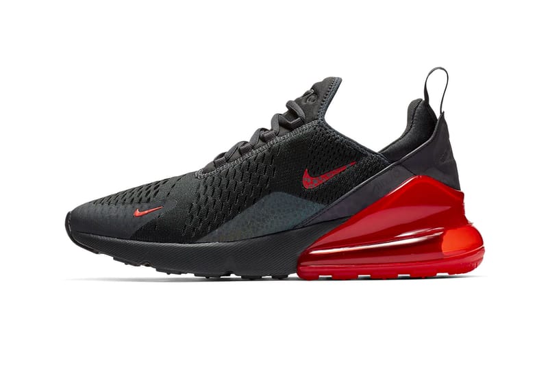 nike air max red and black 270