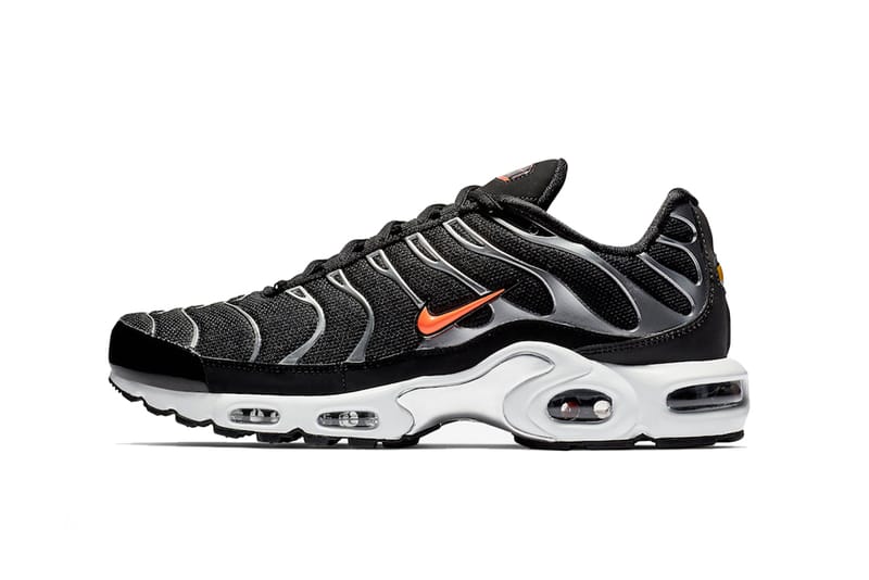 Orange black hotsell and white nike