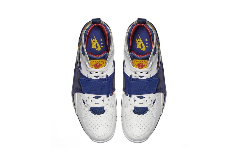 white blue and yellow huaraches