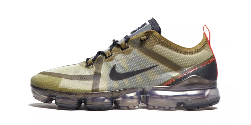 Nike Air Vapormax 2019 Olive Orange Release Date Hypebeast