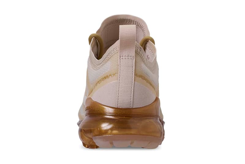 vapormax white metallic gold