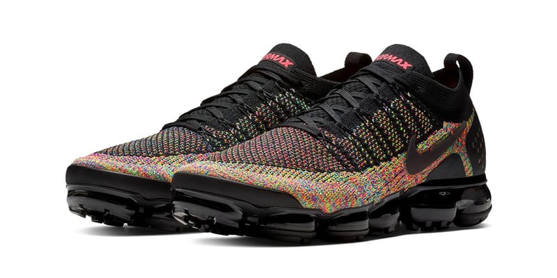 Air vapormax flyknit clearance 2 black multicolor (w)