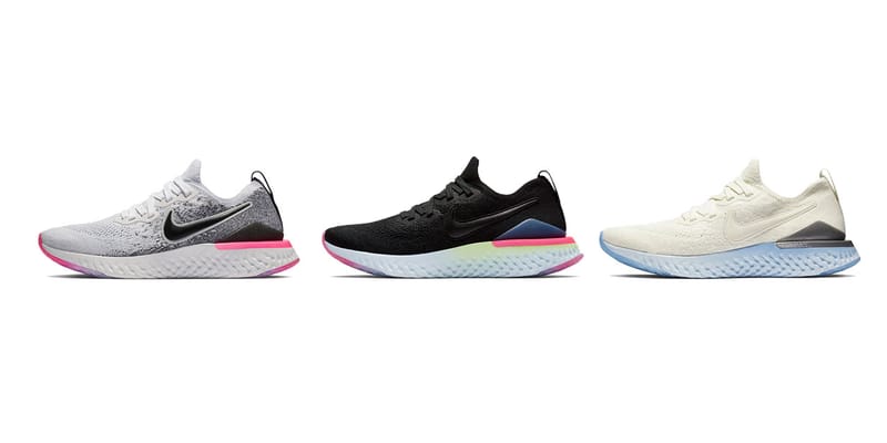 Nike epic react 2025 flyknit 2 colors