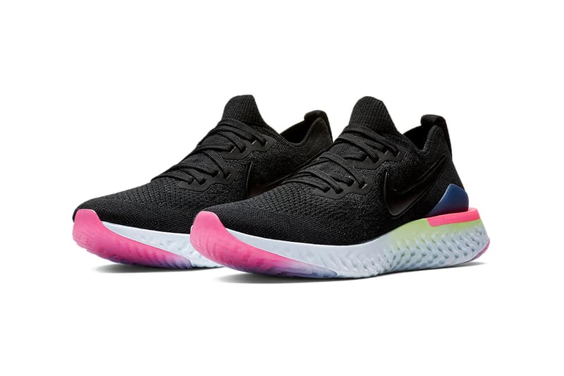nike epic react flyknit rainbow