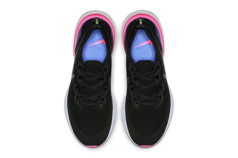 Nike epic react on sale flyknit 2 black sapphire