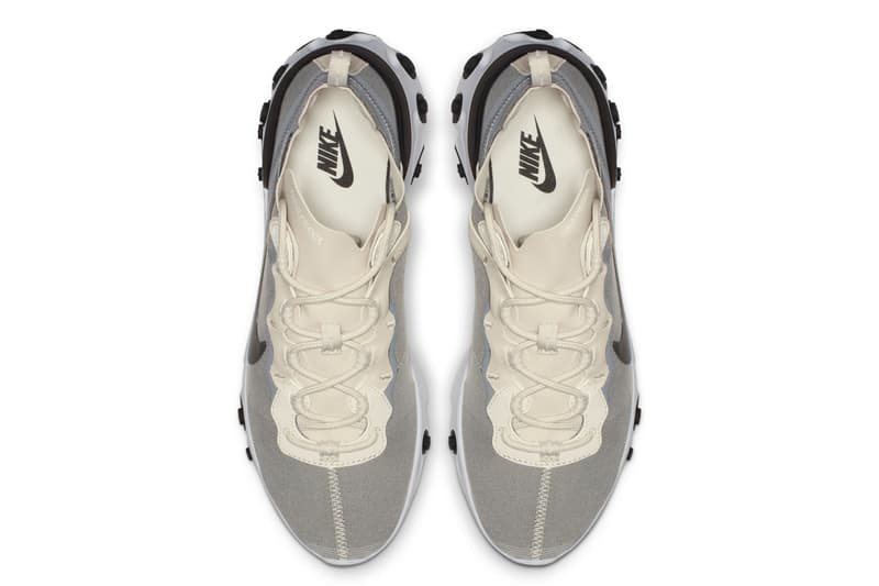Nike React Element 55 Goes Neutral in Cream and Light Grey | Hypebeast