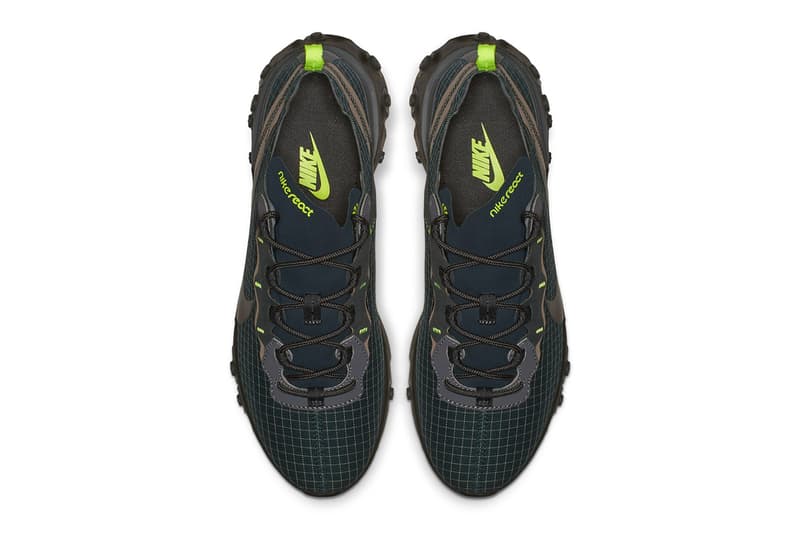 nike react element 55 women's green