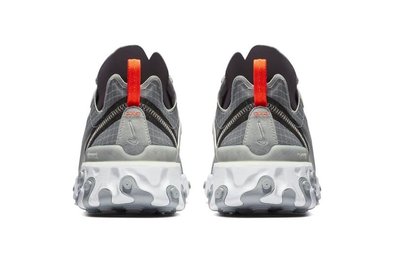 Nike react element sales 55 grey grid