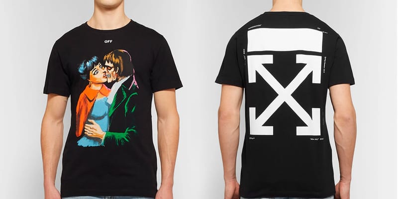 Off white kiss tee on sale