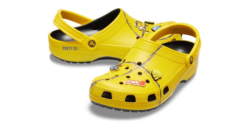 White post malone sale crocs