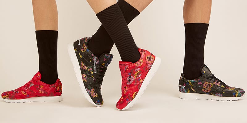 Reebok floral hot sale printed sneakers