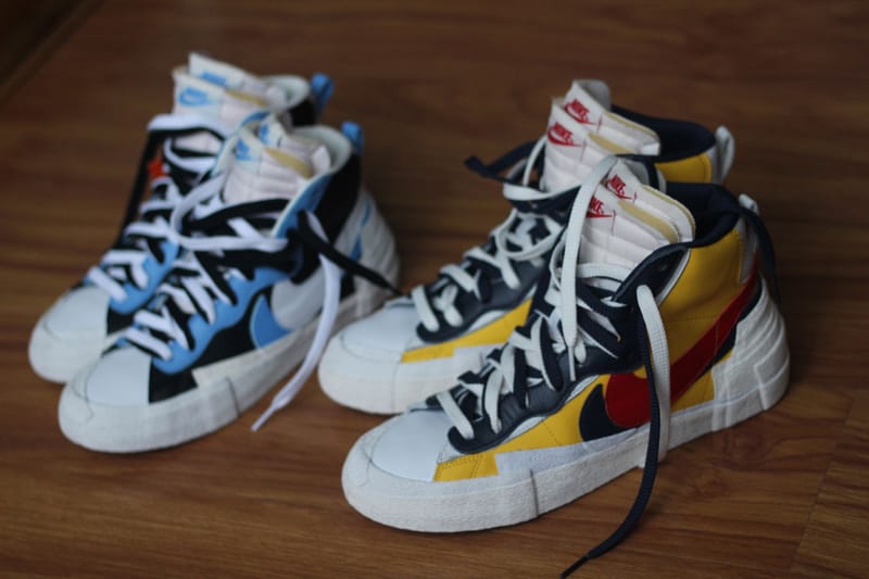 Sacai x Nike Blazer With the Dunk Collab Shoe | Hypebeast