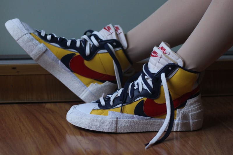 Sacai x Nike Blazer With the Dunk Collab Shoe | Hypebeast