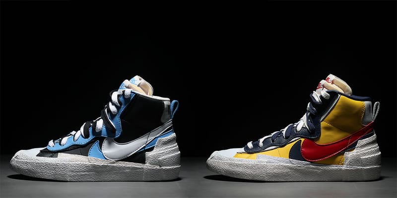 Sacai x Nike Blazer With the Dunk Collab Shoe | Hypebeast