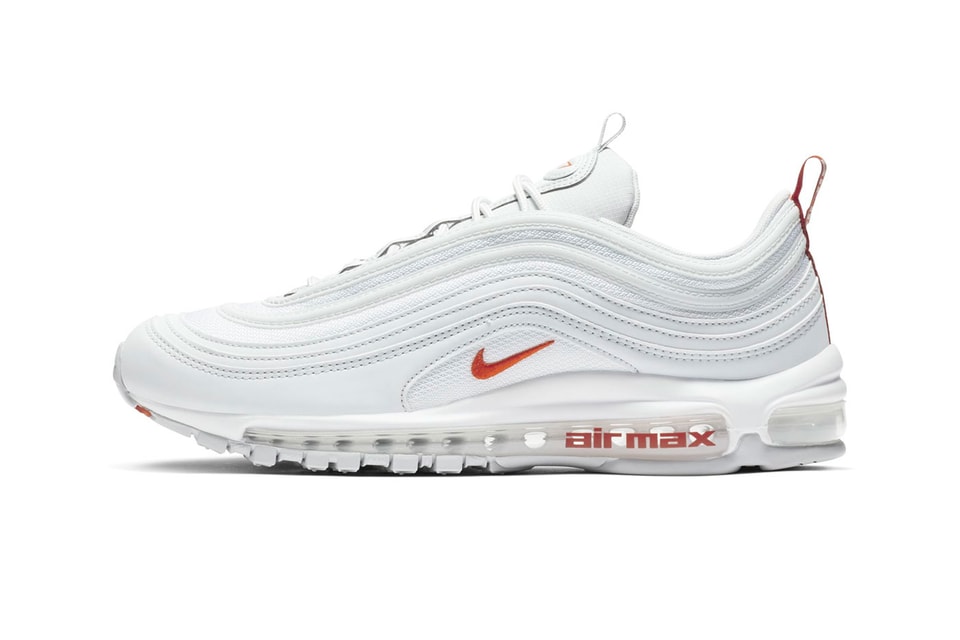nike air max 97 white blue orange