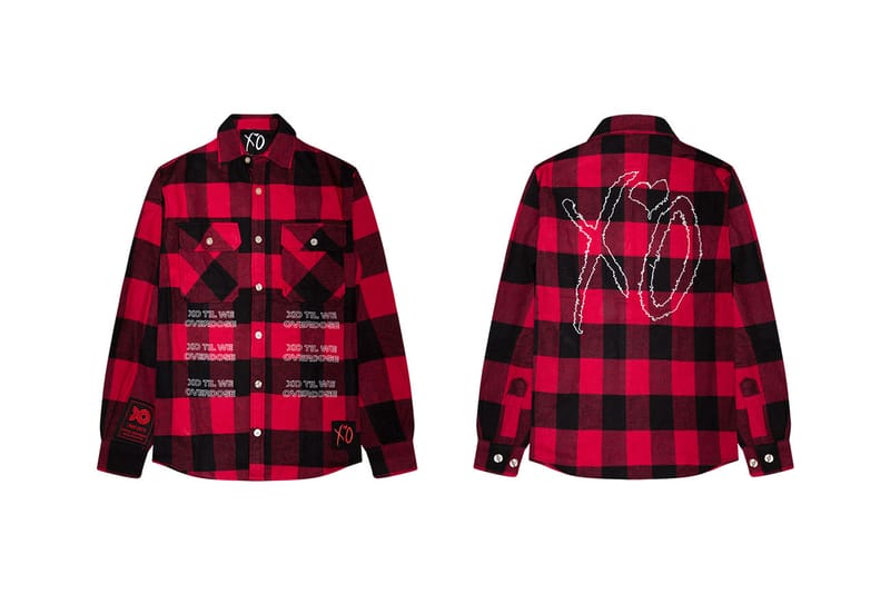 XO store The Weeknd flannel