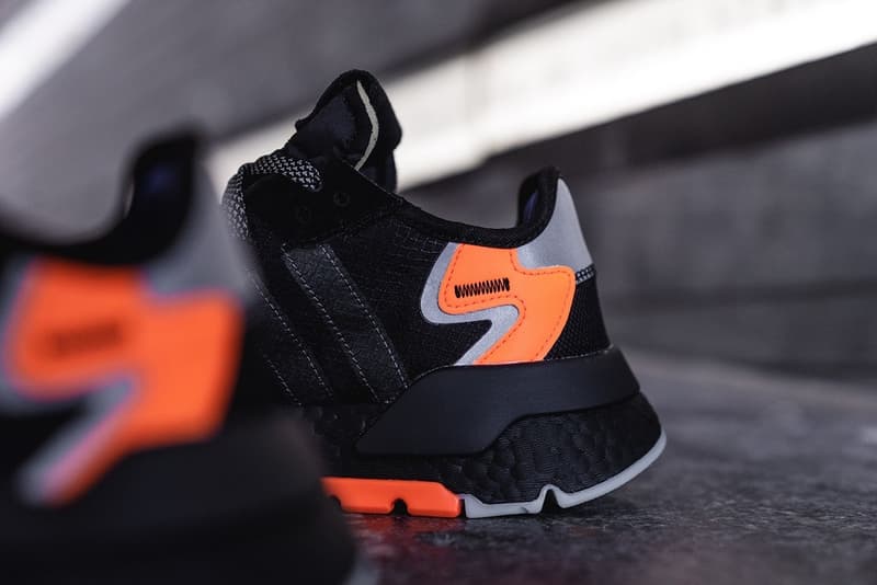 nite jogger black orange